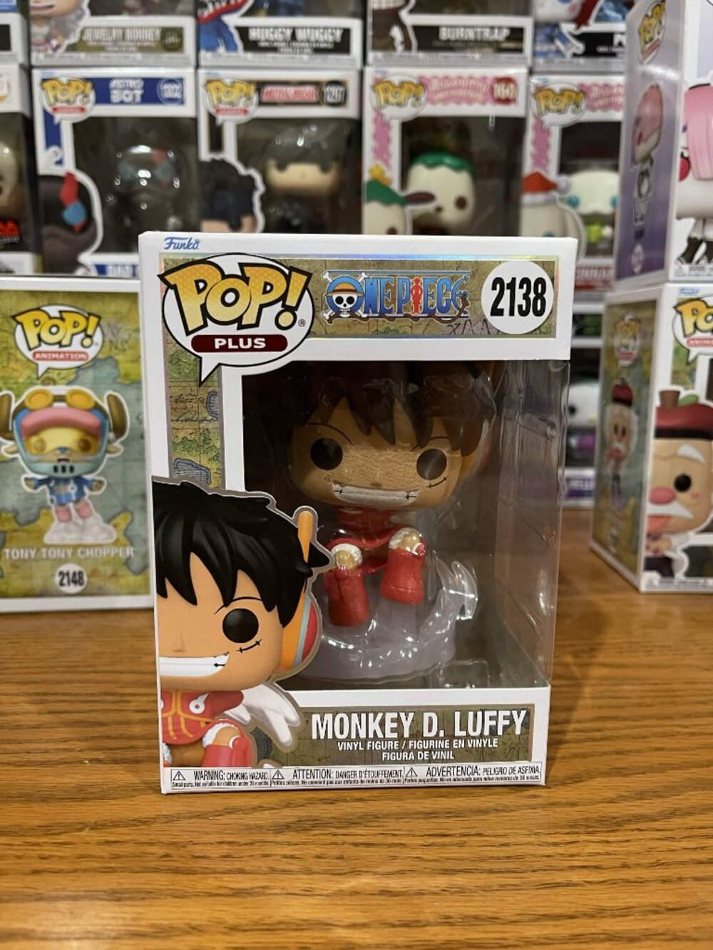 (One Piece) **With Protector** FUNKO POP! ANIMATION Monkey D. Luffy #2138